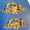 D621-Shield tragator vechi stil Baroc bronz aurit 1900 material gros de calitate