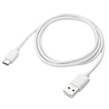 Cablu USB Type C, Date si Incarcare, Universal, Alb