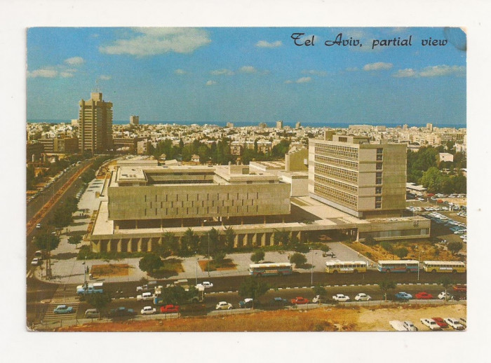 FS4 - Carte Postala - ISRAEL - Tel Aviv, partial view, circulata 1972
