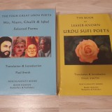 Urdu Sufi Poets 2 carti in engleza