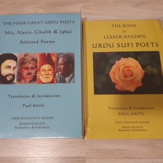 Urdu Sufi Poets 2 carti in engleza