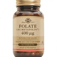 Folate (Metafolin) 400mcg Solgar 50tb