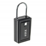 Seif mobilă Keybox1 cifru mecanic 160x65x40mm negru, Rottner Security