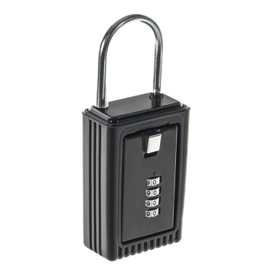 Seif mobilă Keybox1 cifru mecanic 160x65x40mm negru foto