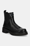 Desigual cizme LENA femei, culoarea negru, cu platforma, 24WSTP05 2000