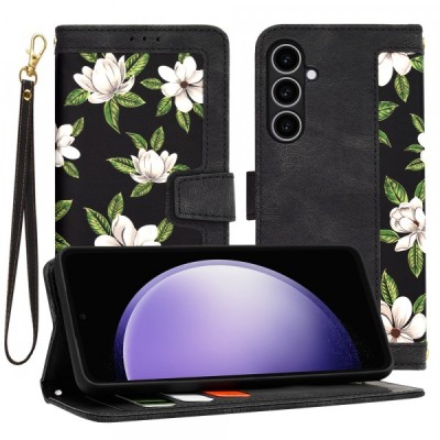 Husa pentru Samsung Galaxy S23 FE S711, Techsuit, FlipCraft, Neagra foto