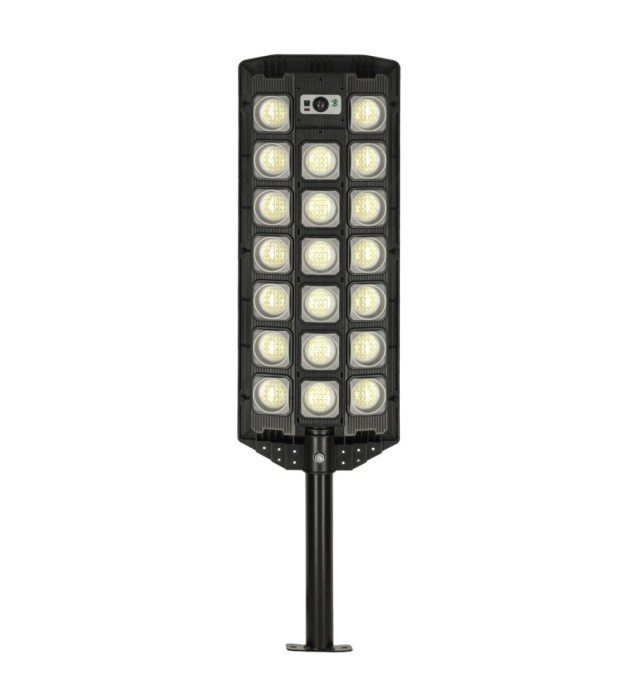 Lampa Solara LED de exterior 60W cu senzor de miscare, 520 LED cu telecomanda
