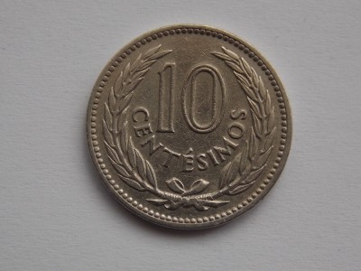10 CENTESIMOS 1953 URUGUAY foto