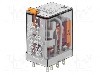 Releu electromagnetic, 24V AC, 20A, DPDT, serie 55.32, FINDER - 55.32.8.024.0040