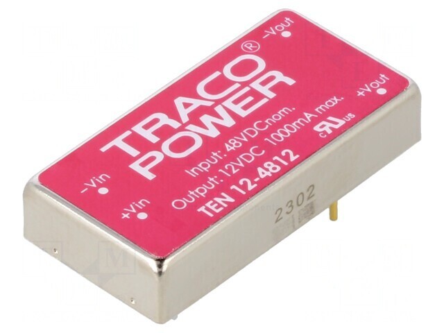 Convertor DC/DC 12W 18-75V la 12V 1000mA