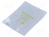 Pungă de protecție ESD 305mm x 203mm 76um 100 buc STATICTEC