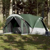vidaXL Cort de familie Tipi pentru 8 persoane, verde, impermeabil 94737