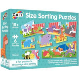 Set 6 Puzzle animalute jucause, 3 piese, Galt
