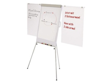 FLIPCHART MAGNETIC YOUNG EDITION PLUS 2 BRATE LATERALE 70x100 cm, MAGNETOPLAN foto