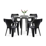Cumpara ieftin Set mobilier de gradina Lisante 4+1 grafit