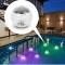 Dispozitiv iluminare solara pentru piscina LED RGB 10cm cu acumulator Phenom