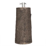 Cumpara ieftin Suport brad Craciun ceramica maro &Oslash; 23x52 cm