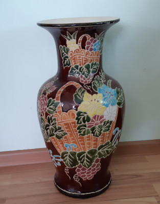 Vază veche ceramică China foto