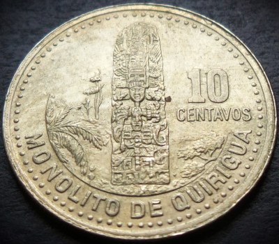 Moneda exotica 10 CENTAVOS - GUATEMALA, anul 1998 * cod 1356 A foto