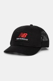 New Balance sapca culoarea negru, cu imprimeu, LAH51016BK