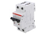 &Icirc;ntrerupător Supracurent ABB 2A 400VAC/DC 2 Poli 2CDS272061R0024