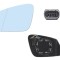 Geam oglinda Bmw Seria 1 (F20), 08.2011-, 3/3 Gt (F30/31/34/35), 01.2012- , Seria 2 (F22), 03.2014-, 3/3 Gt (F30/31/34/35), 01.2012-, X1 (E84), 09.20