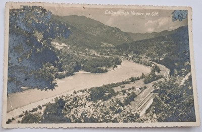 Calimanesti - Vedere pe Olt - circulata 1940 foto