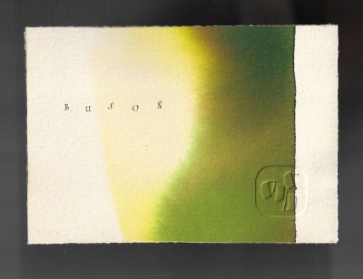 Bogdan Tanase Marinescu - Miniatura caligrafica - Haiku Buson, fata verso, 2024 foto