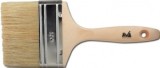 Pensula Cu Maner Lemn Si Fir Alb / 100Mm