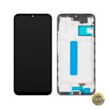 Display cu Touchscreen MP compatibil cu Samsung Galaxy A25 A256 cu Rama Versiune OLED Negru