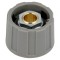 Buton rotativ gri 6mm 23x15.5mm ABS