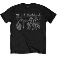 Tricou Unisex Black Sabbath: Greyscale Group foto