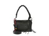Geanta DESIGUAL neagra, SAXPAM, din piele ecologica