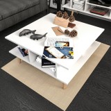 Cumpara ieftin Masuta de Cafea Akya Coffee Table - Alb