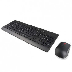 Kit Wireless Lenovo - Tastatura, USB, Black + Mouse Optic, USB, Black foto