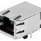 Conector RJ45 ecranat cu LED
