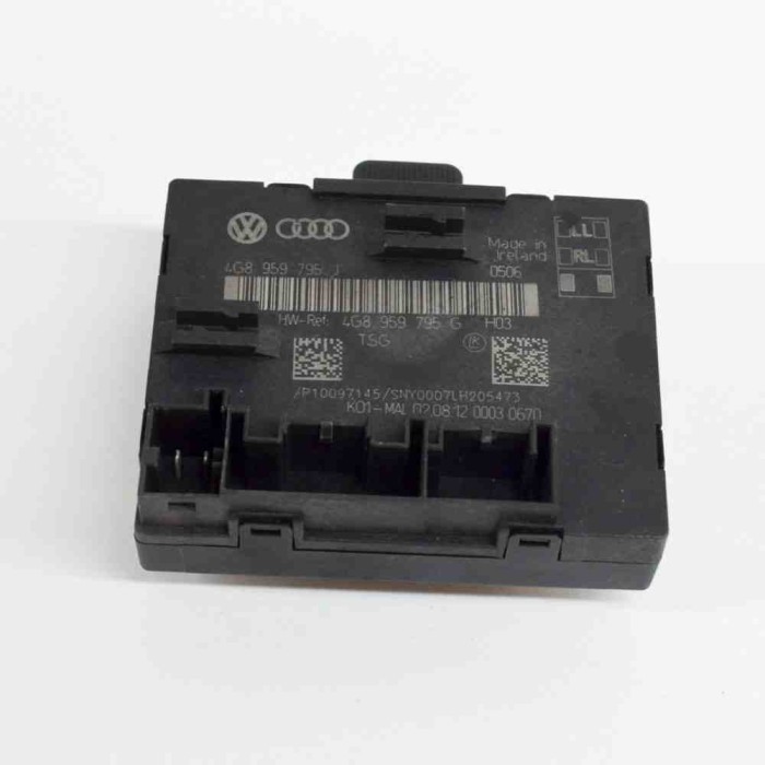 Modul de control ușă st&acirc;nga spate AUDI A6 4G2, C7, 4GC 2012 OEM: 4G8959795J,4G8959795G 15231371