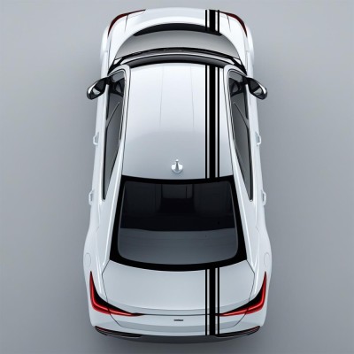 Sticker Auto Dungi Model 3 , Banda Tuning 5 m A 15 cm din Folie Oracal Premium foto