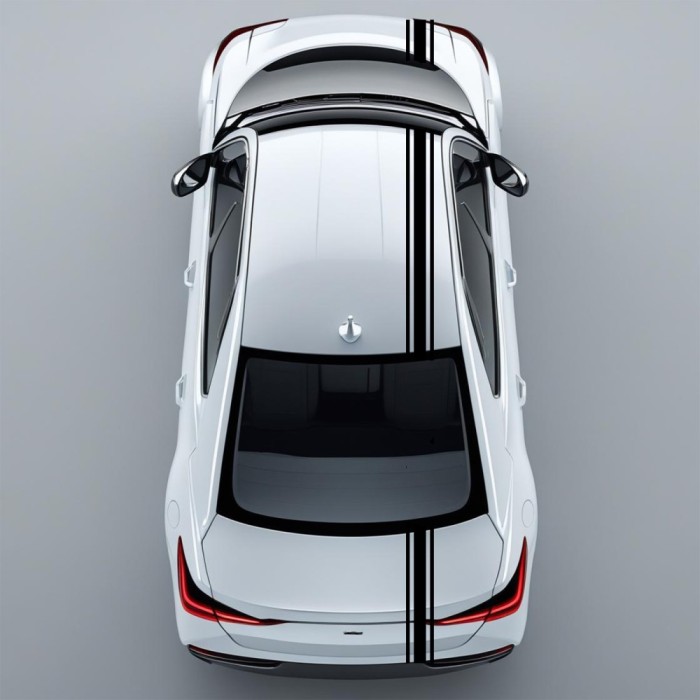 Sticker Auto Dungi Model 3 , Banda Tuning 5 m A 15 cm din Folie Oracal Premium