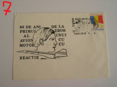 D11 - 1990 - tematica aviatie - Romania foto
