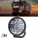 HELLA VALUEFIT Lampa de faza &icirc;nalta auxiliara LED Black Blade 9˝ rotunda fara &icirc;nregistrare Performance AutoTuning