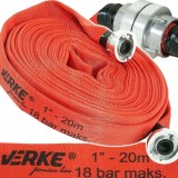 Furtun tip pompieri panzat 1" 30m, 18 bari, Verke