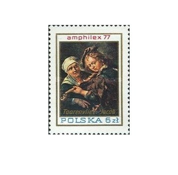 Polonia 1977 - expo filatelic la Amsterdam, neuzata foto