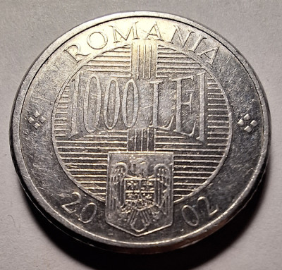 Moneda 1000 lei 2002 (#2) foto