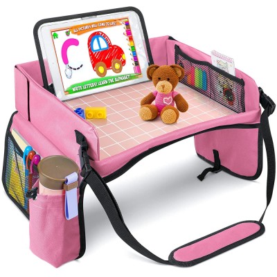 Organizator pentru copii tip masa, cu centura, diverse buzunare, pliabil. foto