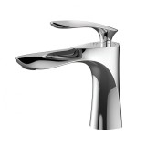 Cumpara ieftin Baterie lavoar baie Brius&trade;, 17 cm, monocomanda, design modern si minimalist, montare pe blat, rezistenta la rugina si coroziune, durabila, usor de ins