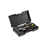 STMT82672-0 STABLEY SET TUBULARE CU CHEIE CLICHET 1/4- 37 PIESE, Stanley