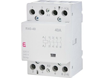 Contactor modular 40A 4ND R40-40 230V Eti 002463410 foto