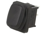 Comutator Rocker ON-OFF 10A 24V Negru IP65
