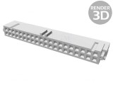 Mufă IDC Mamă 40 PIN pentru Cablu-Bandă 1,27mm, TE Connectivity